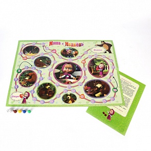 Настольная игра-ходилка - Маша и медведь (Умка, 4690590104170sim)